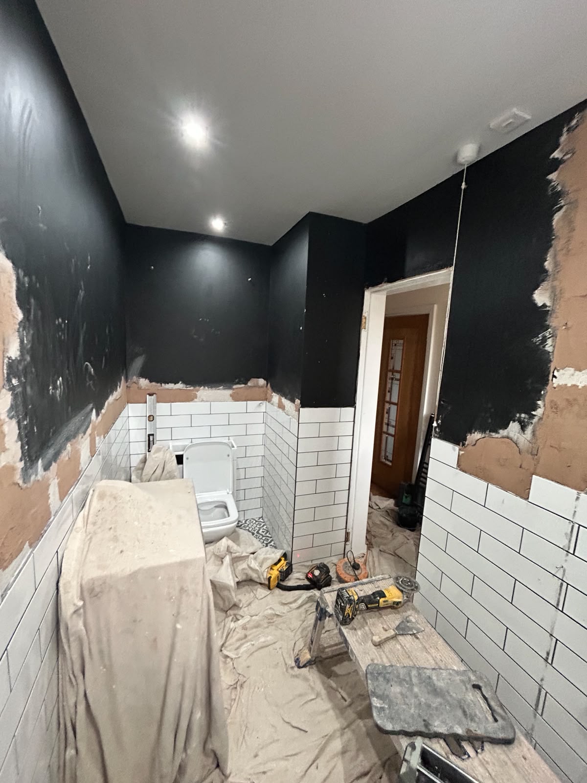 Tiling detail work